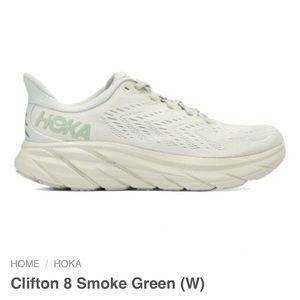 Hoka Clifton 8 Women’s Smoke Green / Celadon Tint Size 8, 8.5